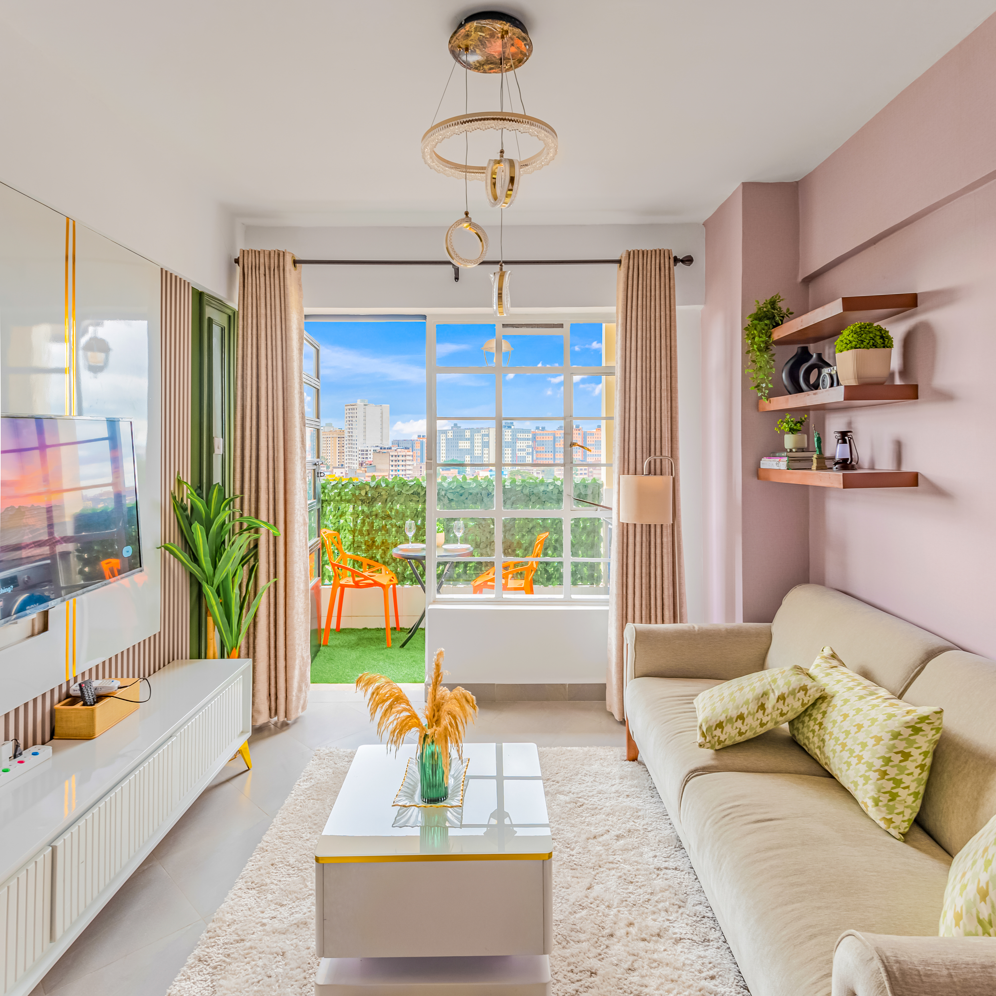 Living Room City View